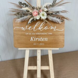 Welkomstbord Set - Gepersonaliseerd
